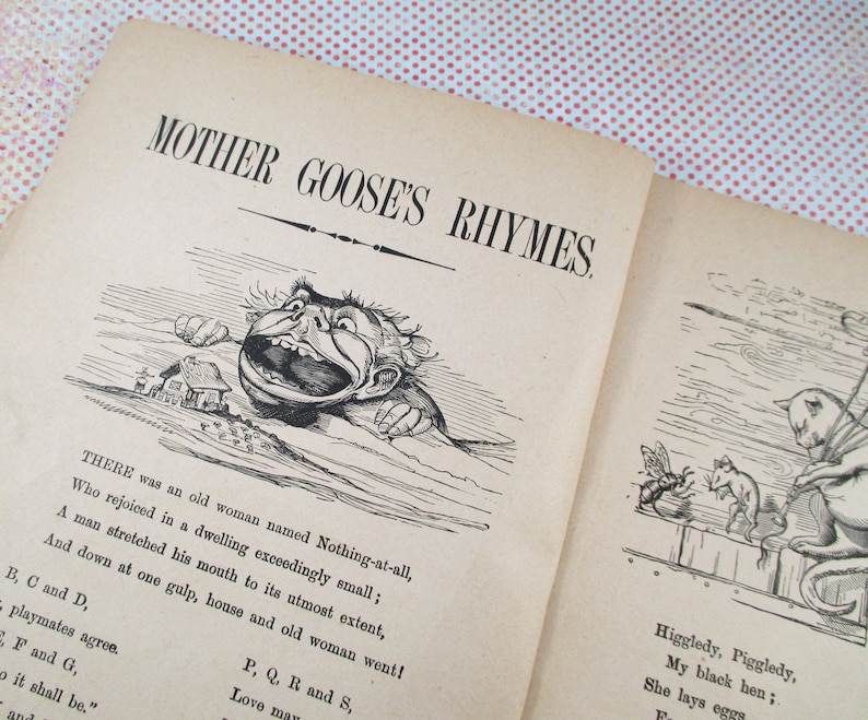 Antique Children's Book Mother Goose McLoughlin Bros. image 4