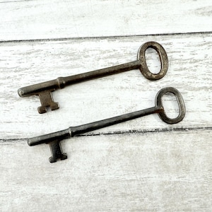 Pair of Vintage Skeleton Keys
