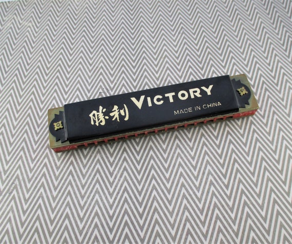 knecht doorgaan Productie Vintage Victory Toy Harmonica - Etsy