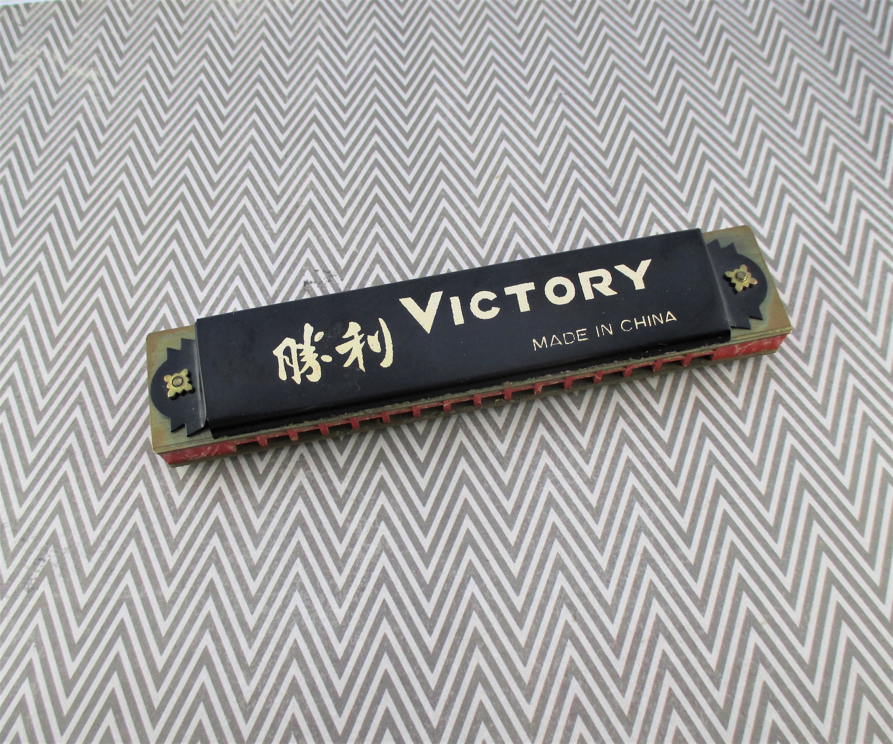 Vintage Victory Toy Harmonica - Etsy 日本