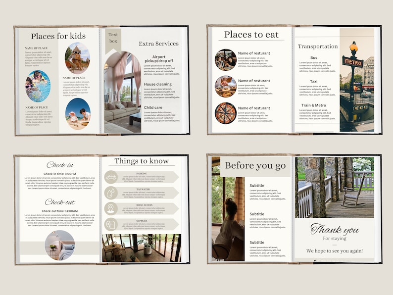 Szablon Księgi Powitalnej Airbnb Canva, Przewodnik po domach Airbnb, Księga Powitalna VRBO, Podręcznik Domu Airbnb, Szablon Księgi Gości, Przewodnik Airbnb, Vrbo zdjęcie 8