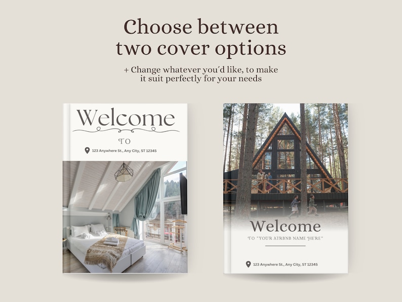 Szablon Księgi Powitalnej Airbnb Canva, Przewodnik po domach Airbnb, Księga Powitalna VRBO, Podręcznik Domu Airbnb, Szablon Księgi Gości, Przewodnik Airbnb, Vrbo zdjęcie 2