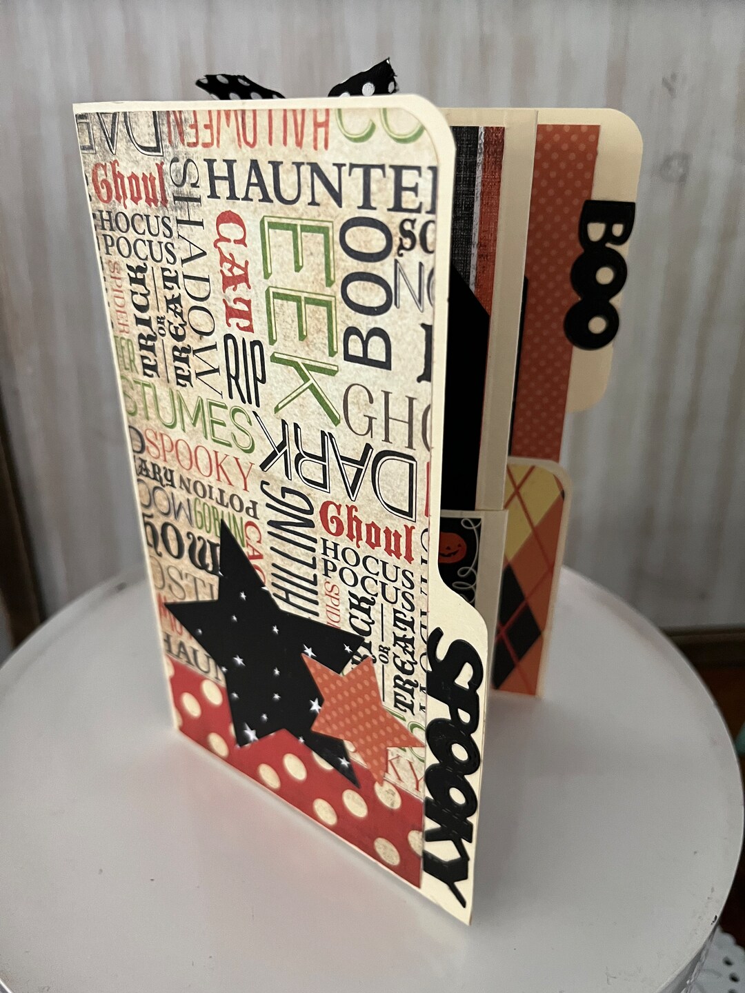 Halloween Mini Album 7.5 X4.5 Inches , File Folder Mini Album ...