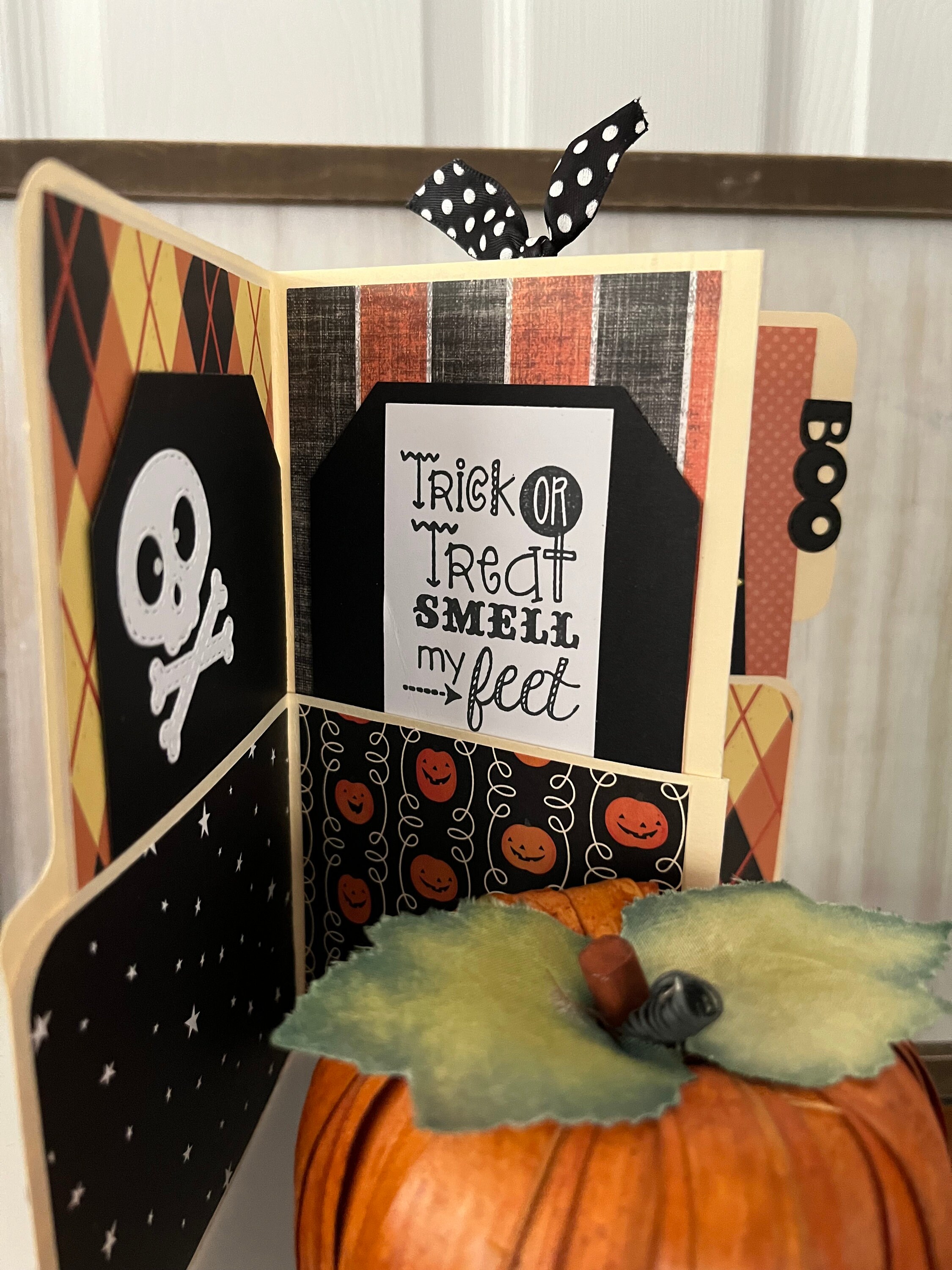 Halloween Mini Album 7.5 X4.5 Inches , File Folder Mini Album ...