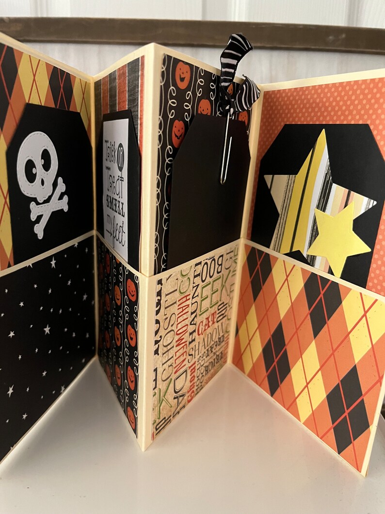 Halloween Mini Album 7.5 X4.5 Inches , File Folder Mini Album ...
