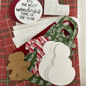 Christmas Handmade Teacup Treats DIY Kit Ready To Create, Holiday Greeting Card Kit, Card Kit, Note Card Kit, Holiday Stationary, image 9