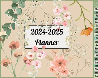 20-Month Planner for 2024-2025