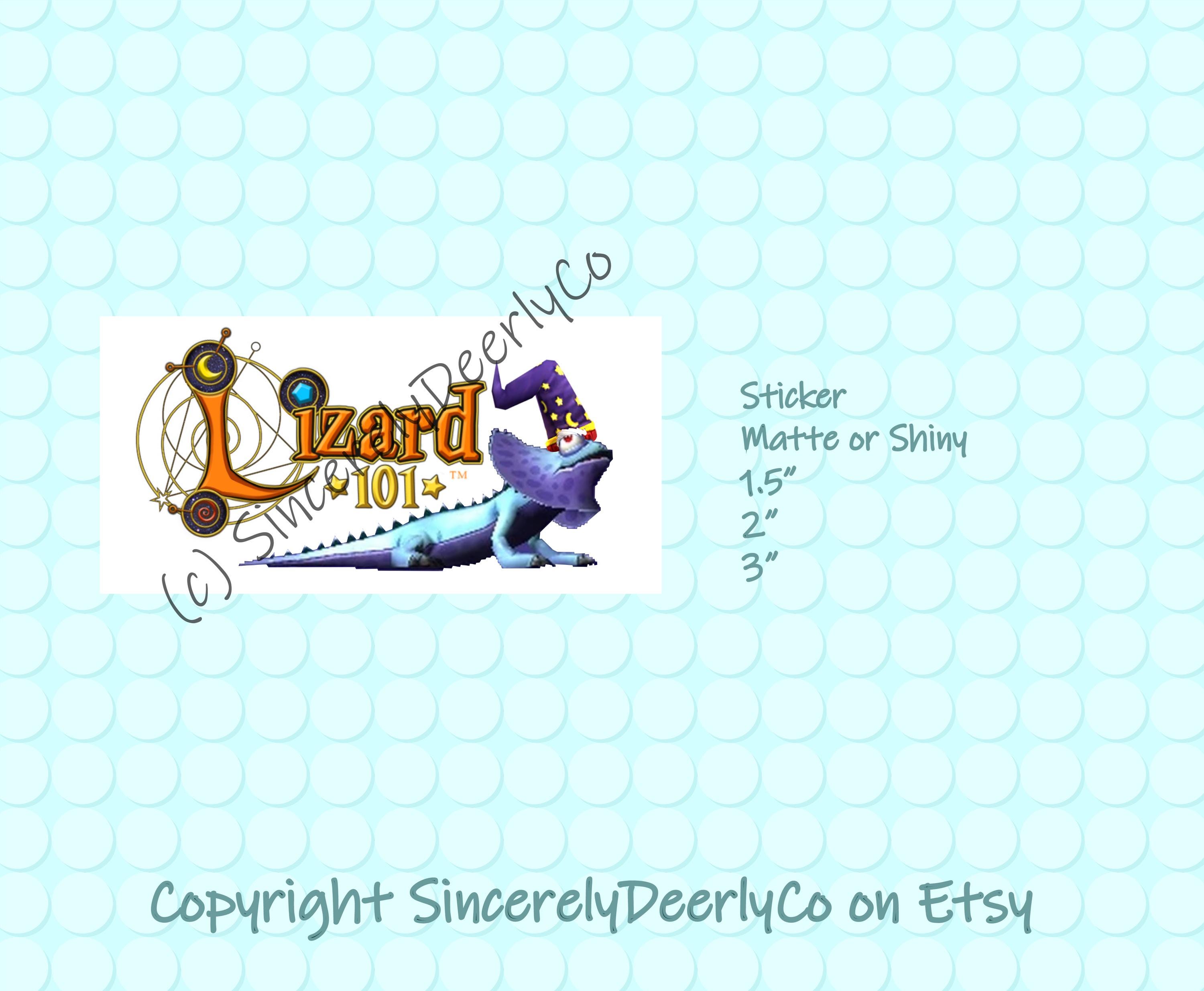 Lizard 101 Wizard 101 Sticker Video Game Gift - Etsy