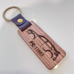 Honda Civic, Type R, Type R Gift, Engraved Wood Key Chain, Custom Keychain Gift for Home Car, Office, Birthday or Anniversary Gift, Honda