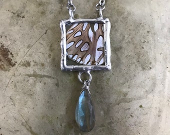 Butterfly Wing Labradorite Necklace