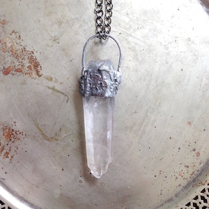 Artifact of Strength, Crystal Amulet Bohemian Necklace