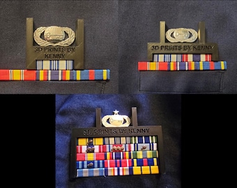 Air Force Occupational Badge Alignment Tool w/ 1 Occupational Badge (3,2,1 Width)