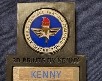 air force dress blues name plate USAMM main image 1