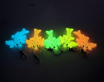 Glow in the Dark Dragon Keychain