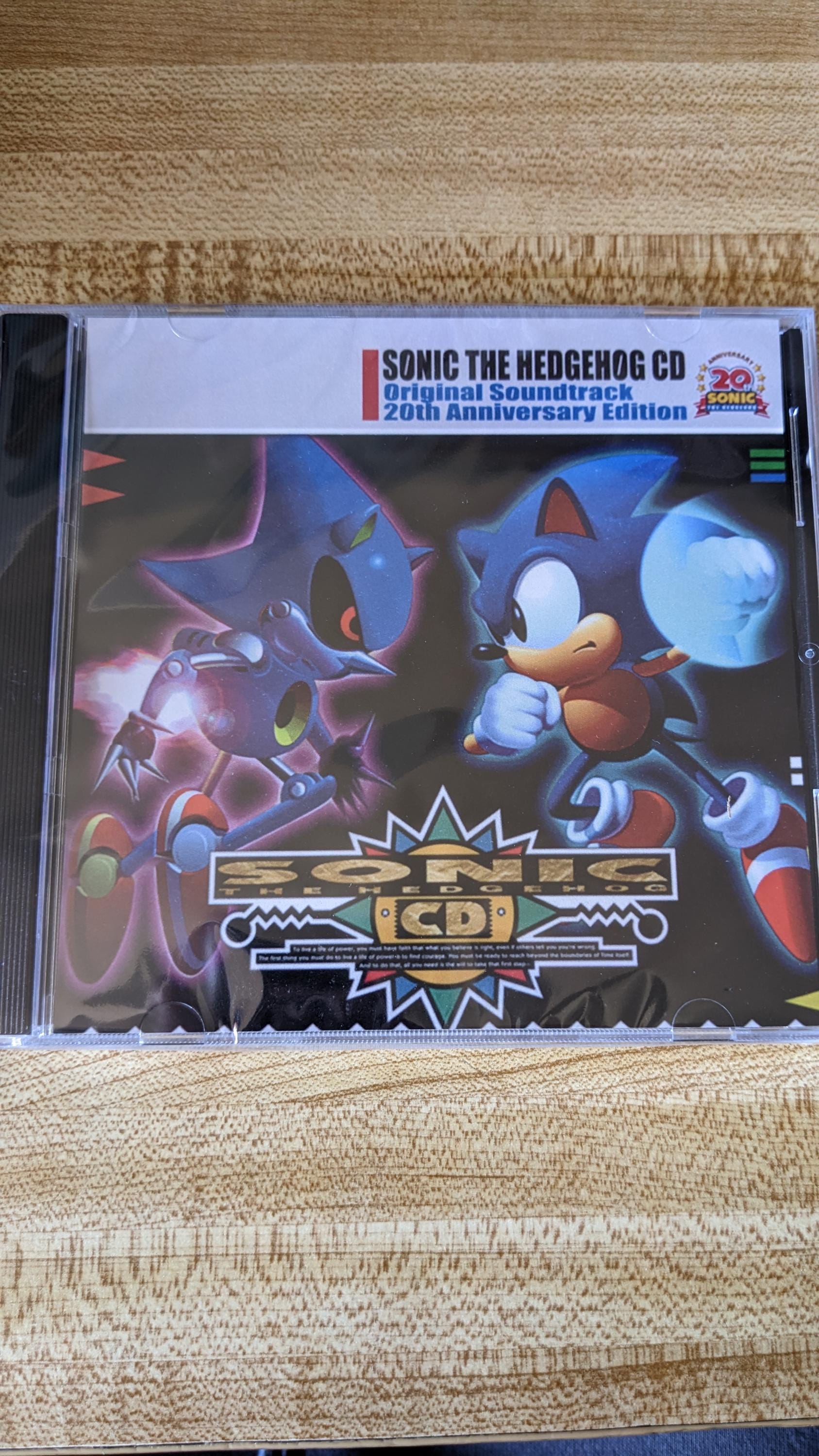 Sonic the Hedgehog CD 20th Anniversary Soundtrack - Etsy