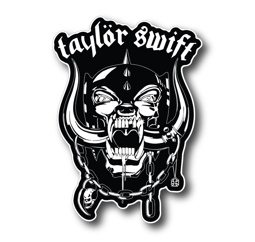 Taylor Swift Motorhead Sticker - Etsy