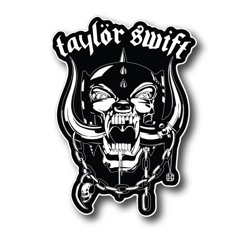 Taylor Swift Motorhead sticker image 1