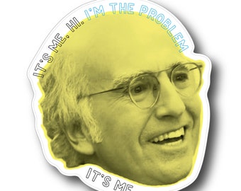 Larry David antihero sticker