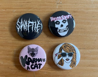 Taylor Swift 1 Inch Buttons