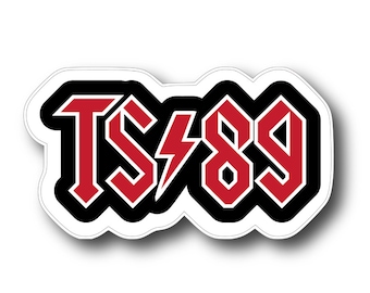 T Swift 1989 AC/DC sticker