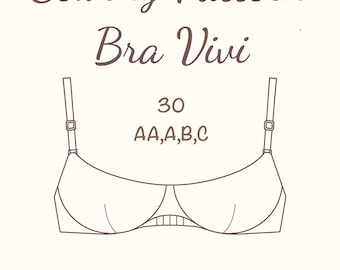 Naaipatroon bh Vivi: doe-het-zelf-lingerie, beugeloptie (pdf-download)