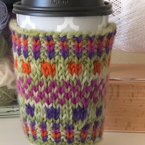 Paper Cup Cozy Quick Knit Pattern
