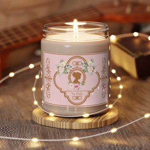 Bridgerton Scented Soy Candle, Bridgerton candle, Bridgerton gift, Spill the tea, spill the tea candle, Lady whistledown tea party candle