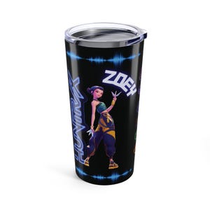 Zoey Huntrix Girl KPop Hunters tumbler, kpop tumbler, rumi mira zoey gift, Kpop Demon Hunters tumbler, Kpop idol group, coffee lover gift