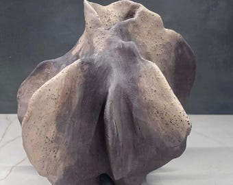 Escultura de cerámica orgánica