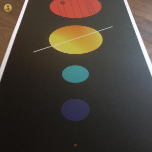 Solar system limited edition print