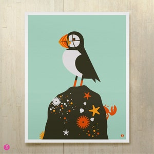 puffin large limited edition print image 2