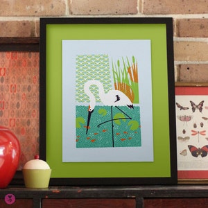 whooping crane limited edition print image 3