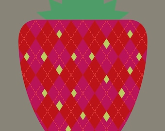 strawberry limited edition print