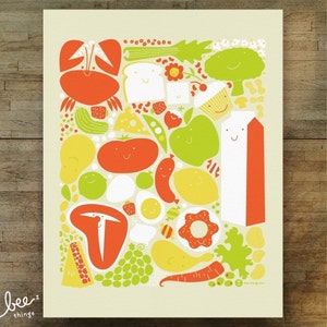 happy groceries print image 3