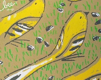 goldfinches limited edition print
