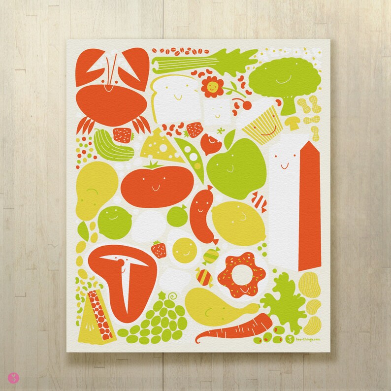 happy groceries print image 5