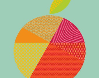 orange limited edition print