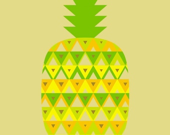 pineapple limited edition print