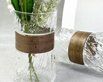 Personalized Engraved Glass Vases, Custom Engraved Commemorative Wedding Bridesmaid Proposal Vases, Custom Glass Vases Proposal Party Gifts