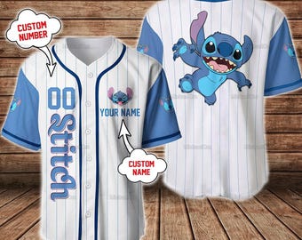 Camiseta de béisbol de Disney Stitch, camiseta personalizada de Stitch, camiseta Love Stitch, camiseta de béisbol de Disney, camiseta de Stitch Disney