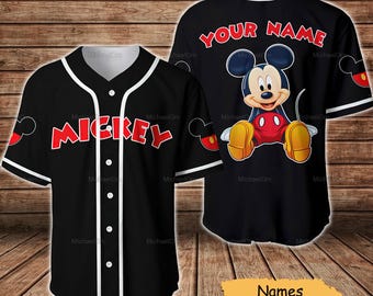 Mickey Mouse Jersey Shirt, Mickey Mouse Shirt, Mickey Mouse Tshirt, Baseball Fans Shirt, Mickey Mouse Tshirt, Baseball Fan Shirt