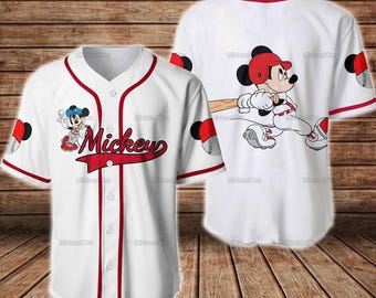 Mickey Baseball Shirt, Mickey Mouse Jersey Shirts, Baseball T-Shirt, Mickey T-Shirt, Baseball Fan Shirt, Mickey Lover