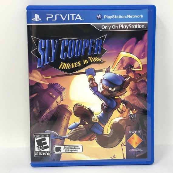 Sly Cooper: Thieves in Time sony PS Vita Replacement CASE 