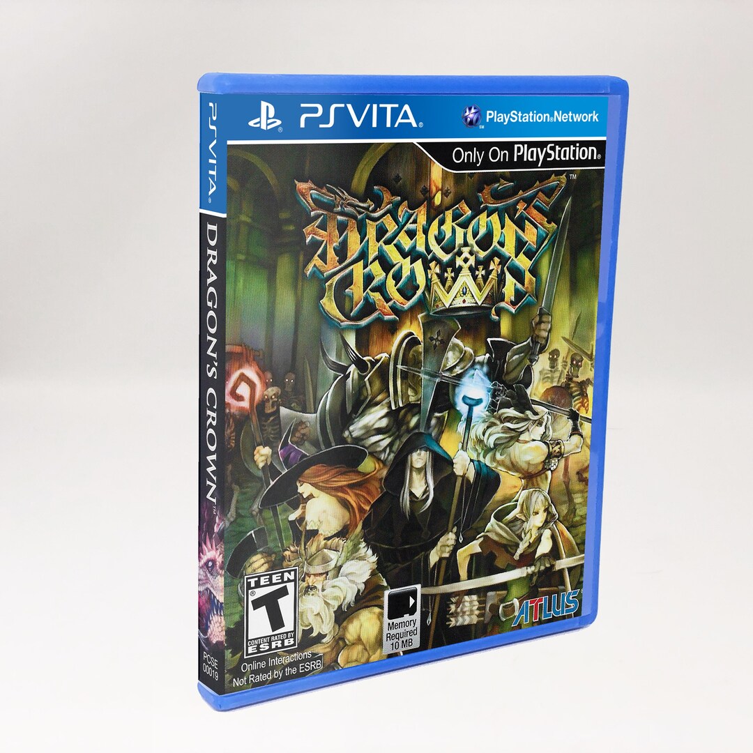 Jeu Dragon's Crown PS Vita – Version Loose (sans Boîte), Testé Fonctionnel – RPG Vanillaware