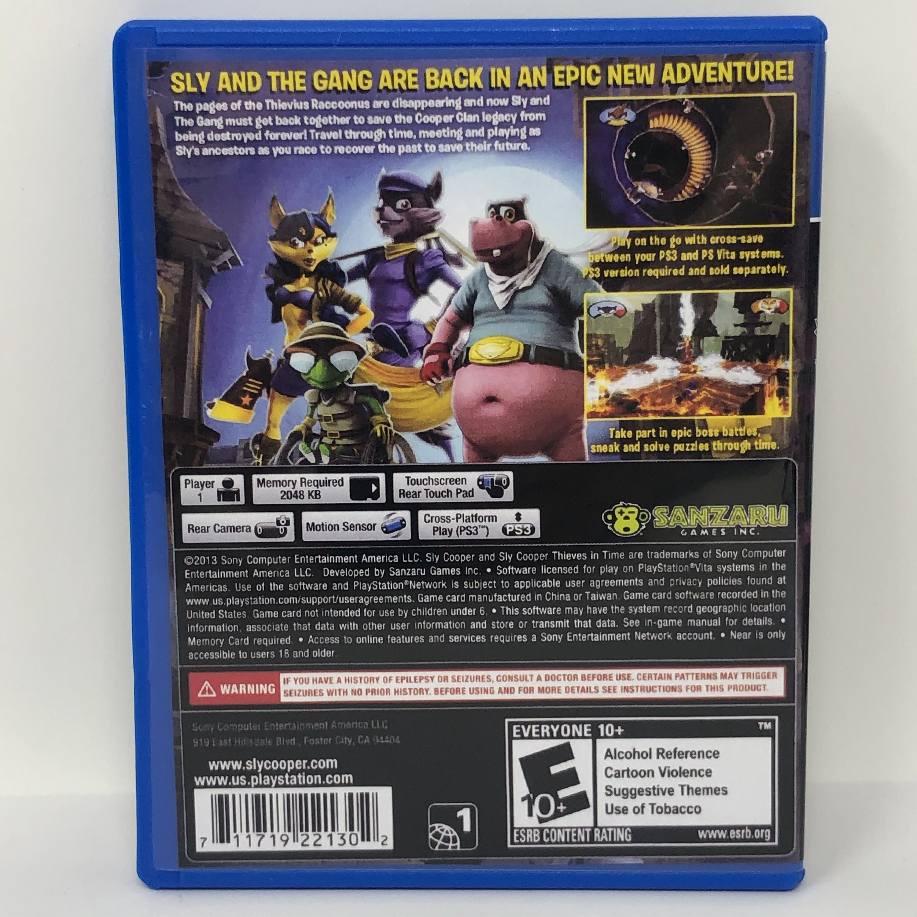 Sly Cooper: Thieves in Time Is Also Headed To The PlayStation Vita -  Siliconera