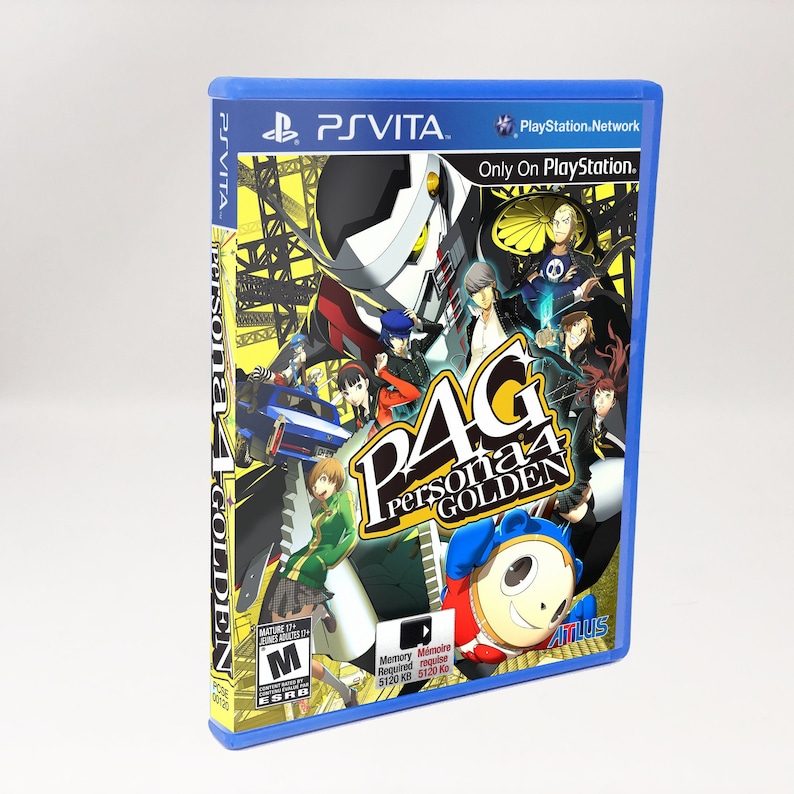 Persona 4 Golden Sony PS Vita Custom Replacement Case Etsy