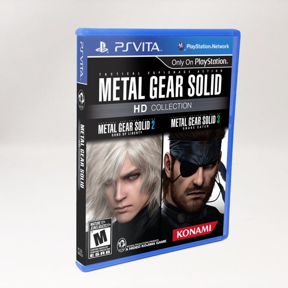 Waterfront pludselig Bot Metal Gear Solid HD Collection sony PS Vita Replacement CASE - Etsy