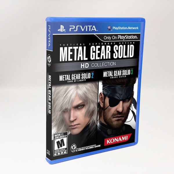 Metal Gear Solid HD Collection (Sony PS Vita) Replacement CASE Only (No Game)