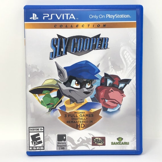 Sly Cooper Thieves in Time - Sony PlayStation PS Vita - Empty Custom  Replacement Case - Custom Game Case