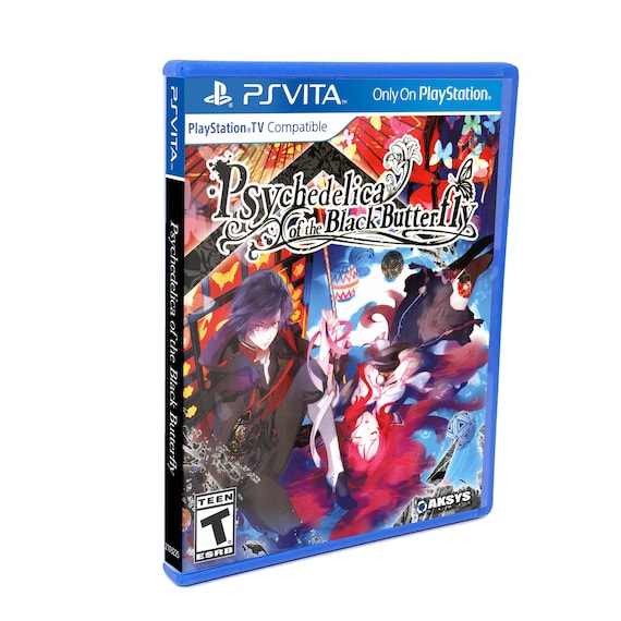 Psychedelica Of The Black Butterfly Sony Ps Vita Custom Etsy